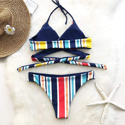 Bikini Colorful - Maillot de bain 2 pièces multicolore pour femme - B3.Kini