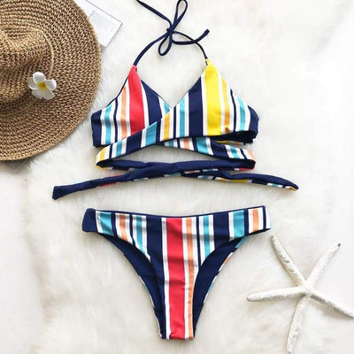 Bikini Colorful - Maillot de bain 2 pièces multicolore pour femme - B3.Kini