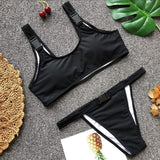 Bikini "Ovatio" - Maillot de bain 2 pièces noir pour femme - B3.Kini