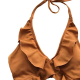 Monokini "Bohemian" - Maillot de bain 1 pièce brun pour femme - B3.Kini