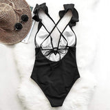 Monokini "Charme" - Maillot de bain 1 pièce noir pour femme - B3.Kini