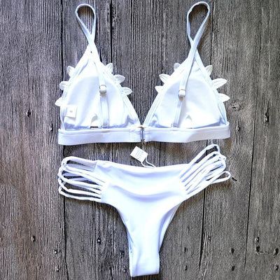 Bikini Granita - Maillot de bain 2 pièces blanc pour femme - B3.Kini